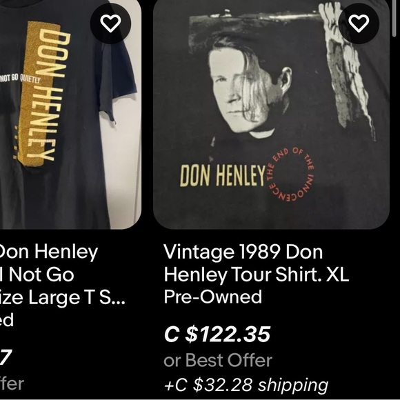 Vintage Don Henley T-Shirt / 1989 / The End Of The Innocence / Tour - Picture 9 of 10